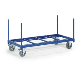 ROLLCART Rungenwagen Stahl 1600 x 800 mm blau offen