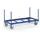 ROLLCART Rungenwagen Stahl 1600 x 800 mm blau offen