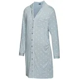 VIVANCE DREAMS Damen Umstandsnachthemd hellblau-gemustert Gr.44/46