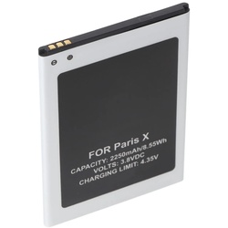 Akku passend für Ulefone Note 8P, Ulefone Paris, Ulefone Paris X, Ulefone 29-11900-000-00, 2250mAh 3.8V