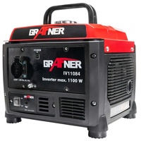 Grafner Inverter Stromerzeuger 1200 W (1,1 KW Dauerleistung), Benzinbetrieb 4 Takt, 1x 230V, Invertertechnologie für empfindliche Geräte, leicht ...