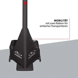 Hudora Basketballständer Competition Pro Schwarz 230 - 305 cm
