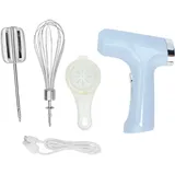Kabelloser Elektrischer Schneebesen Aus Edelstahl Mit Usb-anschluss, Verstellbarer Handmixer Für Die Küche
