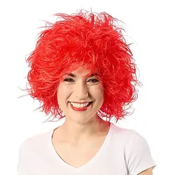 Perücke "Clown", rot