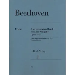 Ludwig van Beethoven - Klaviersonaten, Band I, op. 2–22, Perahia-Ausgabe