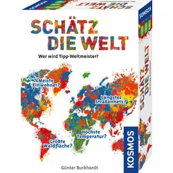 Kosmos Schätz die Welt, Brettspiel, Bildend, 10 Jahr(e), 2 min, 45 min, Familien