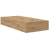 VidaXL Bettgestell mit Stauraum Artisan Eiche 100x200 cm