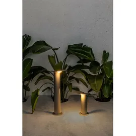 faro BARCELONA Sockelleuchte Aluminium 35,0 cm inkl. LED-Lampe grau