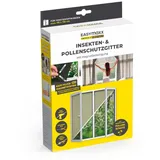 EasyMaxx Insektenschutz-Fensterrahmen 110 x 130 cm Weiß