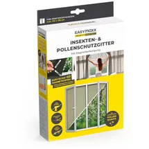 EasyMaxx Insektenschutz-Fensterrahmen 110 x 130 cm Weiß