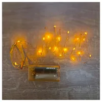 Best Season Mini-Lichterkette LED 20er Batteriebetrieb Gelb-Gold