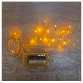 Best Season Mini-Lichterkette LED 20er Batteriebetrieb Gelb-Gold