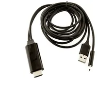 COFI 1453 2-in-1-Lade- und HDTV Verbindungskabel USB-C 4K/HD 2m