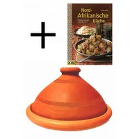 Marrakesch Orient & Mediterran Interior Tajine Topf-Set 2-tlg. Dampfgartopf + Kochbuch