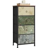 Woltu Kommode 45 x 95 x 30 cm Mehrfarbig