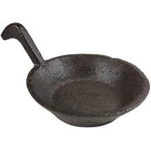 FTWdesign Mini Pfanne Kerzenständer mit 5cm Standfläche - rustikale Tischdeko aus Gusseisen