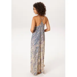 Aniston CASUAL Sommerkleid Blau Batik 36