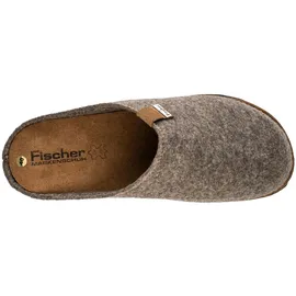 Fischer Herren Hausschuh, Helge beige - 41 EU