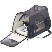 Sweetypet Hand- & Auto-Transporttasche 45 x 28 x 22 cm Schwarz