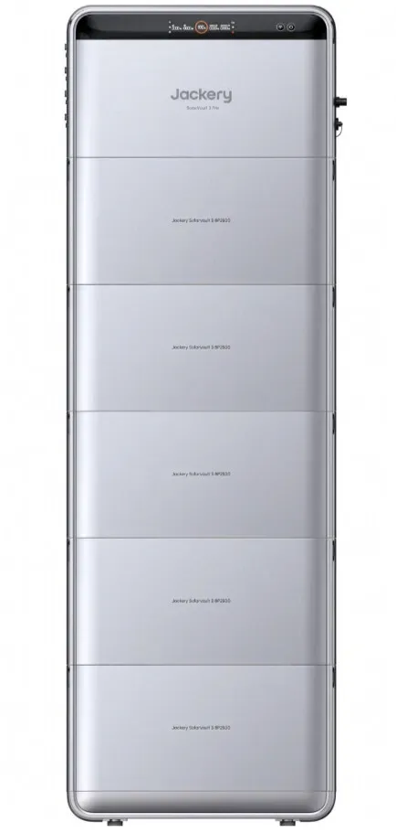 Jackery SolarVault 3 Pro mit 5x BP2500 Erweiterungsakkus | 15,1 kWh