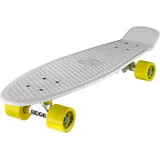 Ridge PB-27-White-Yellow Skateboard, White/Yellow, 69 cm