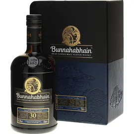 Bunnahabhain 30 Jahre Old Islay Single Malt Scotch 46,3% vol 0,7 l Geschenkbox