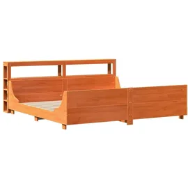 vidaXL Massivholzbett 180 x 200 cm Braun