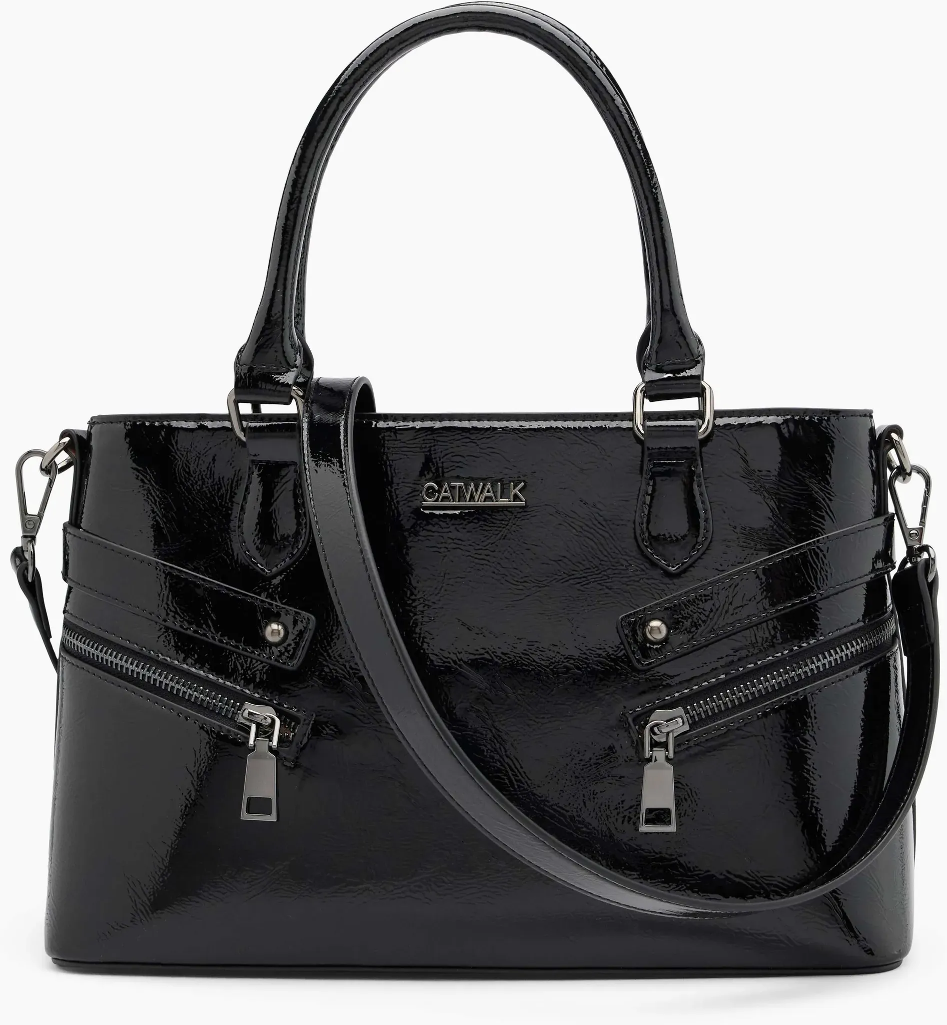 Catwalk  Handtasche Schwarz, Damen, Größe: ONE SIZE - Catwalk  Handtasche Schwarz, Damen, Größe: ONE SIZE - woman - Schwarz