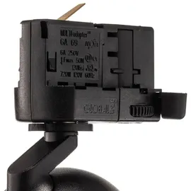 ARCCHIO Schienenstrahler Brinja, schwarz, Ø 6,5 cm, 3-Phasen - schwarz,