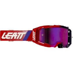 Leatt Velocity 5.5 Sunburn, Crossbrille verspiegelt - Rot/Schwarz Lila-Verspiegelt
