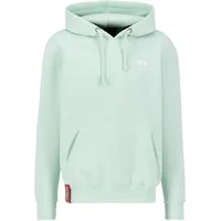 Alpha Industries Basic Small Logo Kapuzenpullover Mint L