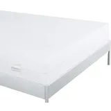 Bedecor Wasserdichter Matratzenbezug 100 x 200 x 25 cm, mit Reißverschluss Matratzenschoner 100 x 200 cm Baumwolle, Elastischer Anti Milben Matratzenschutz, Atmungsaktiver Matratzenhülle