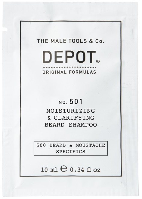 Depot No. 501 Moisturizing & Clarifying Beard Shampoo 10 ml