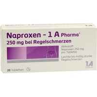 1 A Pharma Naproxen-1A Pharma 250mg bei Regelschmerzen