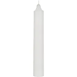 IB Laursen Dickere Rustikale Stabkerze 25 cm, Ø 3,8 cm, Höhe 25 cm, Ø 3,8 cm, weiß