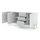 BIM Furniture Ravenna 200 x 89 x 42 cm Weiß