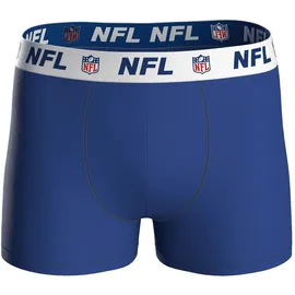 NFL Boxershorts 3er Pack Blau / Grau / Schwarz XL
