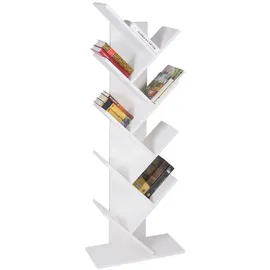 ML-Design Aktenregal 50x25x140 cm Weiß