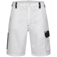 CRAFTLAND Twill-Shorts MALMEDY - weiß;grau -