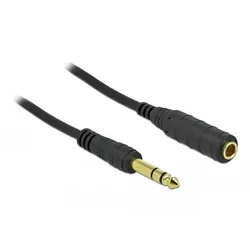 Delock Audioverlängerungskabel - Stereo-Stecker weiblich zu Stereo-Stecker männl