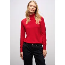 STREET ONE Rollkragenpullover in Rot | 44