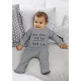 Kidsworld Schlafoverall in grau | Gr.: 50/56