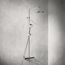 Hansa HANSAMICRA Thermostat, Ausl. 445-470mm, kürzbar, chrom