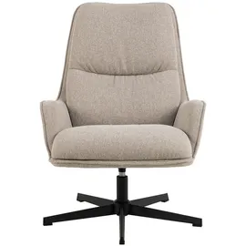VCM Relaxsessel Bosley Polyester 72 x 93 x 84 cm Beige mit Drehfunktion
