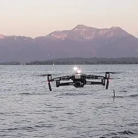 Roboterwerk BINA Dual Drohnen Beleuchtungssystem, Aluminium Natur