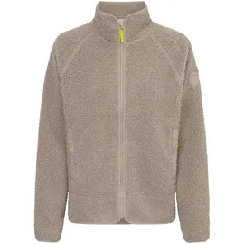 DERBE Damen Fleecejacke Kuschelby - Beige 46 - Teddy | Fleece | Weich | Übergangsjacke - 46