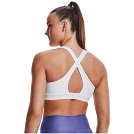 Under Armour Armour Mid Crossback Sport-BH Damen 100 white/white/halo gray XS