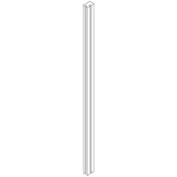 OSMO Schallschutz Forsdal - Eckpfosten Lärche UV-Schutz verleimt 3000 mm