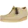 CLARKS Schnürschuh CLARKS "Wallabee Maple", Herren, Gr. 39,5, beige, Leder, Schuhe Schnürschuh, mit unnachahmlicher Kreppsohle