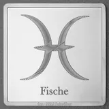 esg  gravurbarren Sternzeichen Fische Gravurmedaille